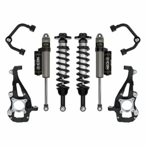 ICON 2021-2023 Ford F-150 4WD, 3.5-4.5" Lift, Stage 2 Suspension System, Tubular UCA