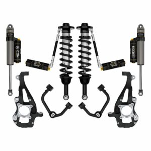 ICON 2021-2023 Ford F-150 4WD, 3.5-4.5" Lift, Stage 4 Suspension System, Tubular UCA